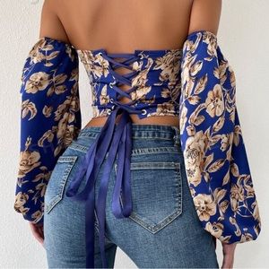 Off the shoulder corset